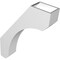 Ekena Millwork 4-in. W x 18-in. D x 24-in. H Legacy Architectural Grade PVC Knee Brace BRCP04X18X24LEC - alternate 3